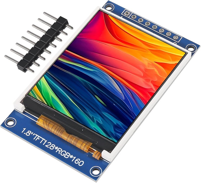 XIITIA 2pcs 1.8" SPI TFT LCD Display Module 128x160 RGB LCD Screen 3.3V ST7735 Drive SPI Interface 8pin Full Color for Arduino DIY - Image 5